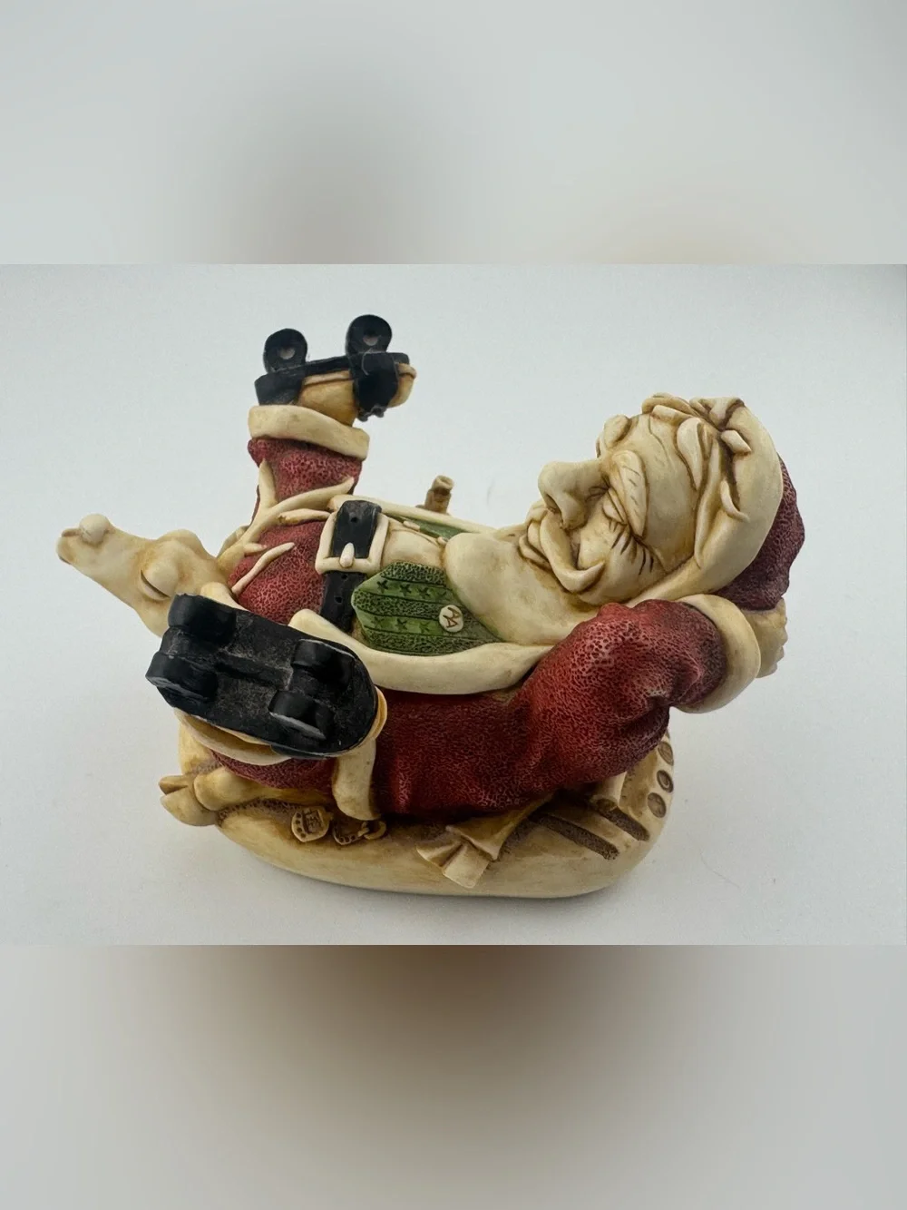 Vintage Harmony Kingdom Santa Holy Roller